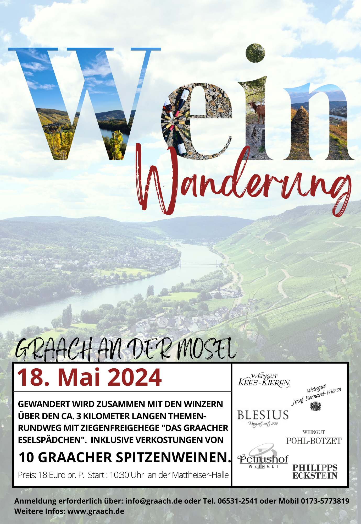 Winzer-Weinwanderung Pfingsten