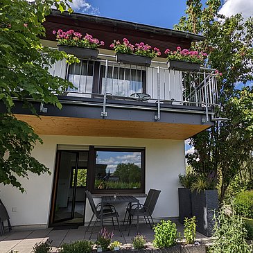 Balkon und Terrasse der Wohnungen Classic und Auslese