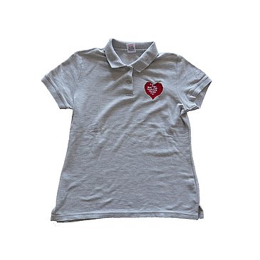 Poloshirt grau Vorderseite