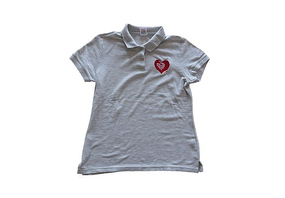 Poloshirt grau Vorderseite