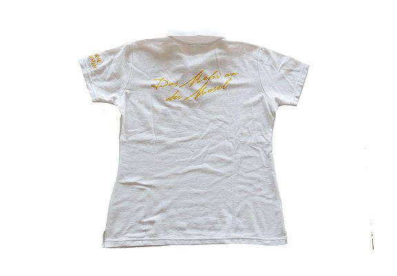 Poloshirt weiß Rückseite