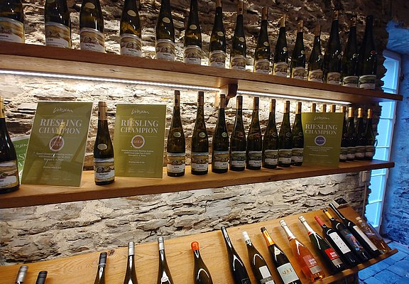 Vinothek im Weingut