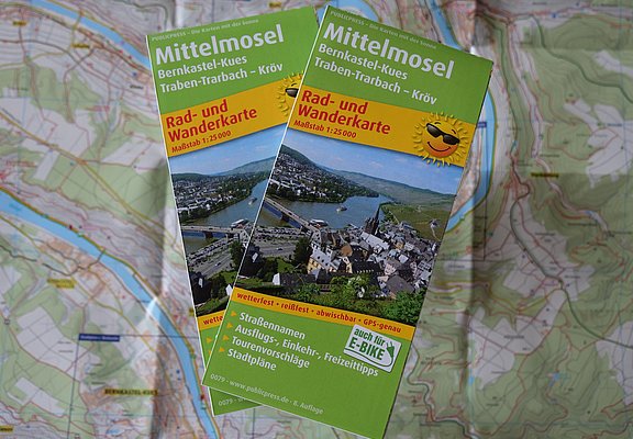 Rad- und Wanderkarte Mittelmosel