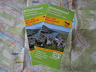 Rad- und Wanderkarte Mittelmosel