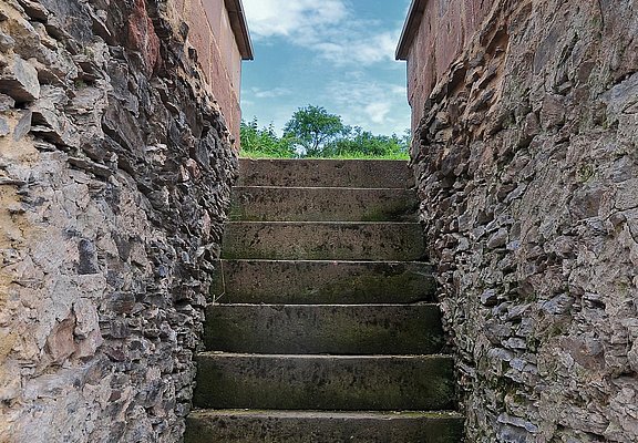 Treppe in den Garten