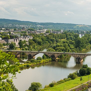 Blick auf das Moseltal bei Trier