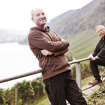 Winzer vor Mosel