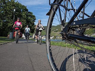 Fahrradschlauch Automat an der Mosel