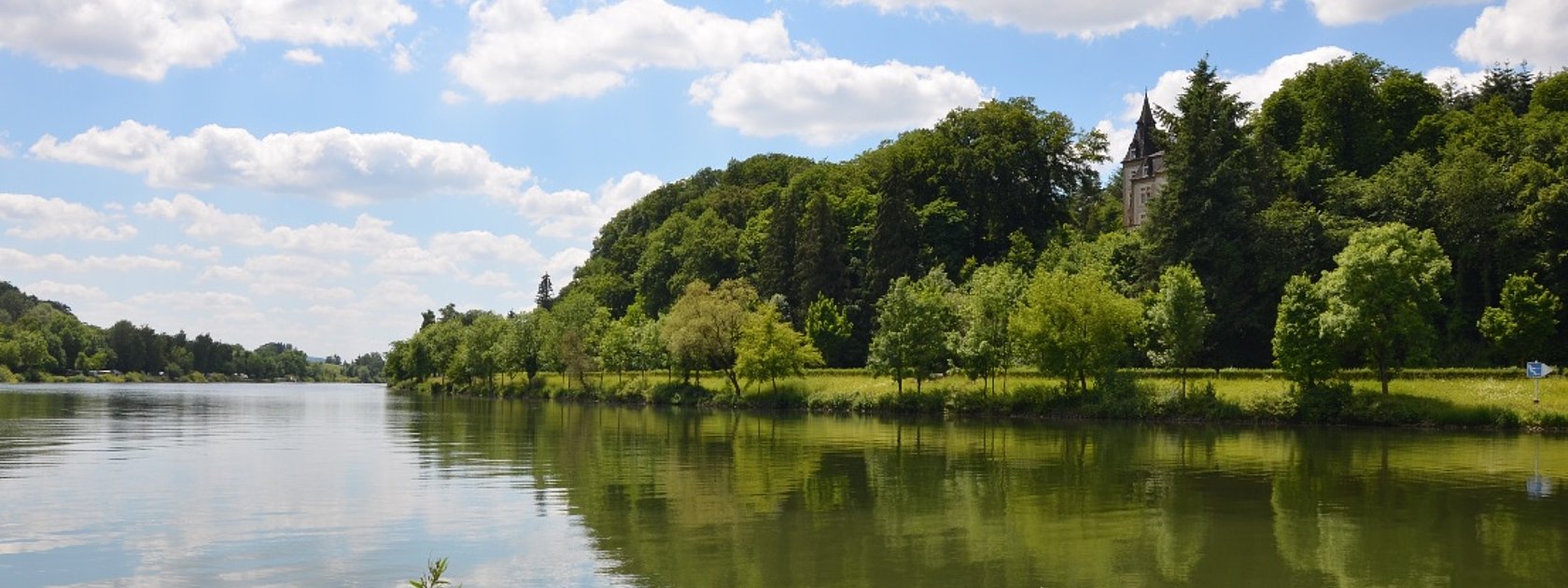 Mosel-Radweg hinter Nennig