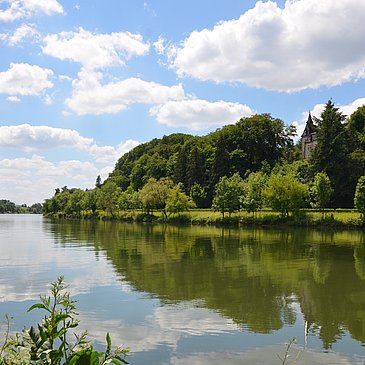 Mosel-Radweg hinter Nennig