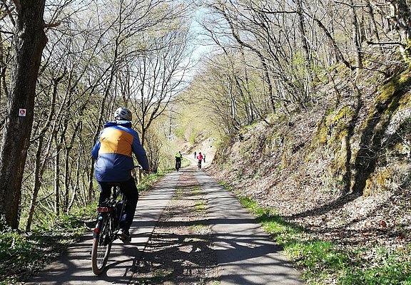 Radweg am Lützbach entlang