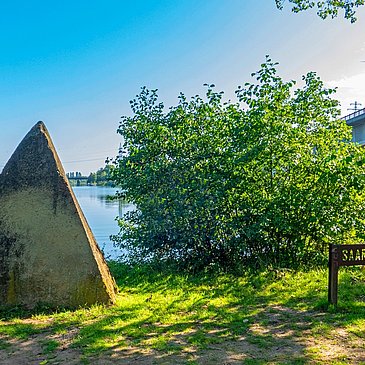 Saarmündung in die Mosel bei Konz