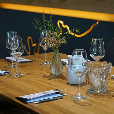 Weinprobe im Weingut Hugo Hower