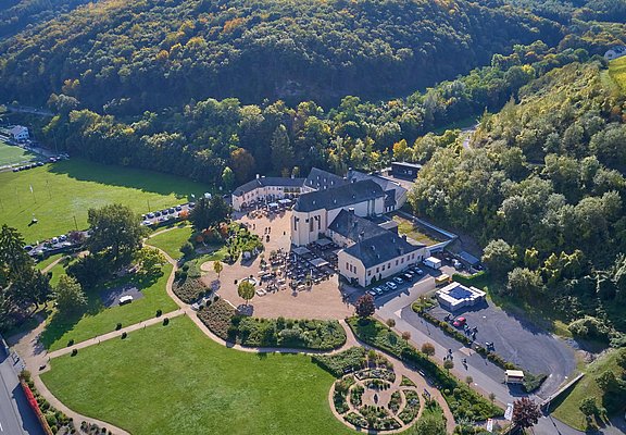 Aussicht auf das Kloster Machern