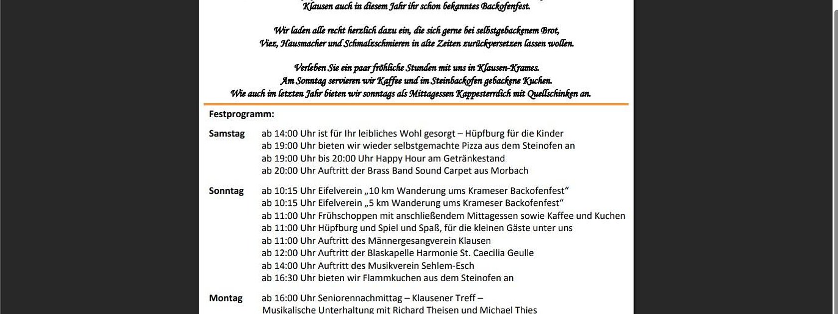 Backofenfest