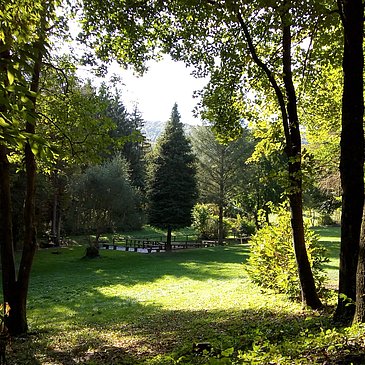 Parkanlage am Sauerbrunnen in Kesten
