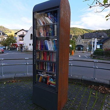Bücherschrank an der Güterhalle 2