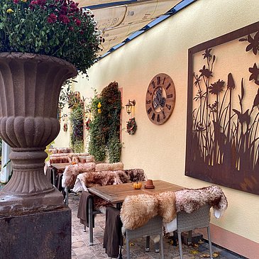 Außenberereich des Park Café Trattoria