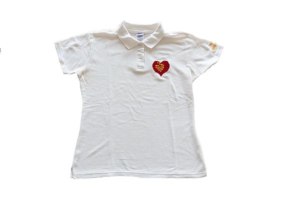 Poloshirt weiß Vorderseite