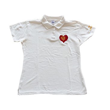 Poloshirt weiß Vorderseite