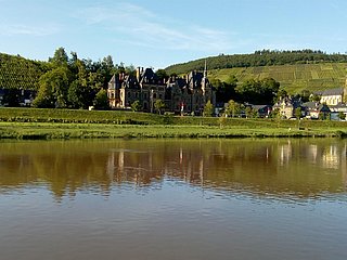 Aussicht auf Lieser und die Mosel