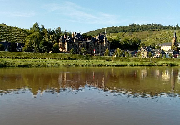 Aussicht auf Lieser und die Mosel