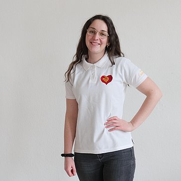 Poloshirt weiß Damen