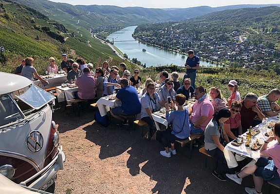 Bulli Tour durch die Moselweinberge