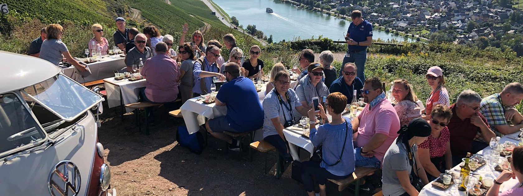 Bulli Tour durch die Moselweinberge