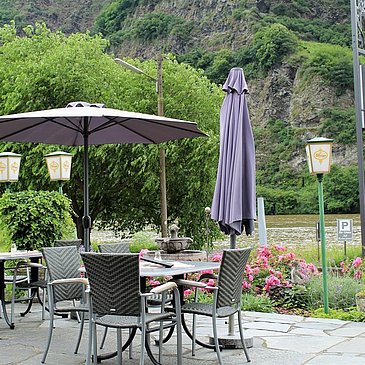Terrasse mit Loreleyblick