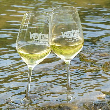Wein im Fluss