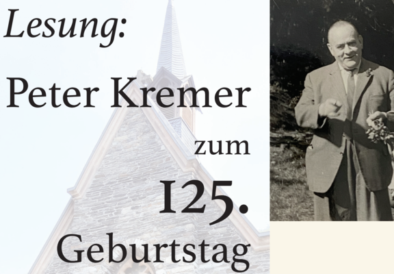 Lesung Peter Kremer