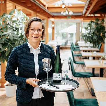 Empfang im Restaurant