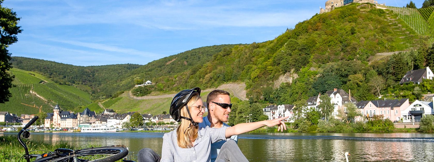 Radfahren an der Mosel