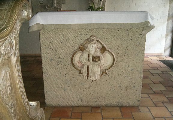 Zell-Kaimt: Schlussstein der St.-Jakobus-Kirche