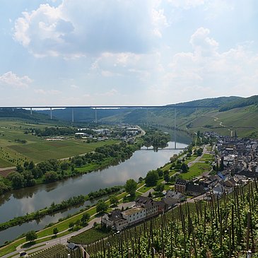 Blick in Richtung Hochmoselübergang