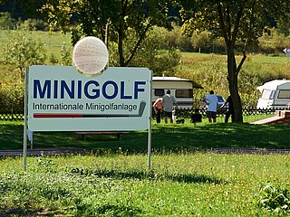 Minigolfplatz an der Mosel