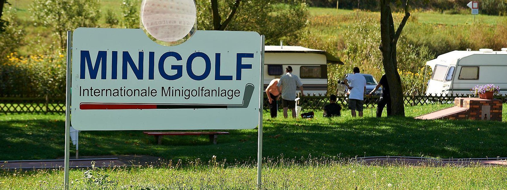 Minigolfplatz an der Mosel