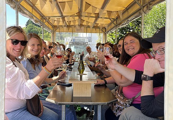 Weinprobe mit dem Planwagen Genetsch