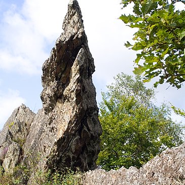Barbelleyfelsen - einer der Höhepunkte der Tour