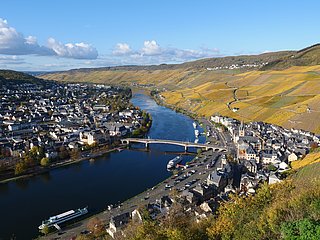 Ausblick von der Burg in Richtung Bernkastel