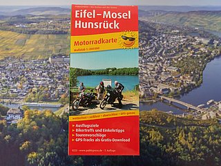 Motorradkarte Eifel - Mosel - Hunsrück - deutsch