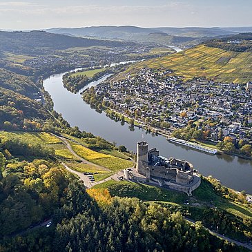 Burg Landshut Luftaufnahme