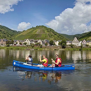 Kanufahrt 1, Quelle Mosel-Kanutours, Ernst