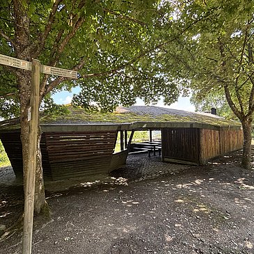 Andeler Schutzhütte Rückansicht