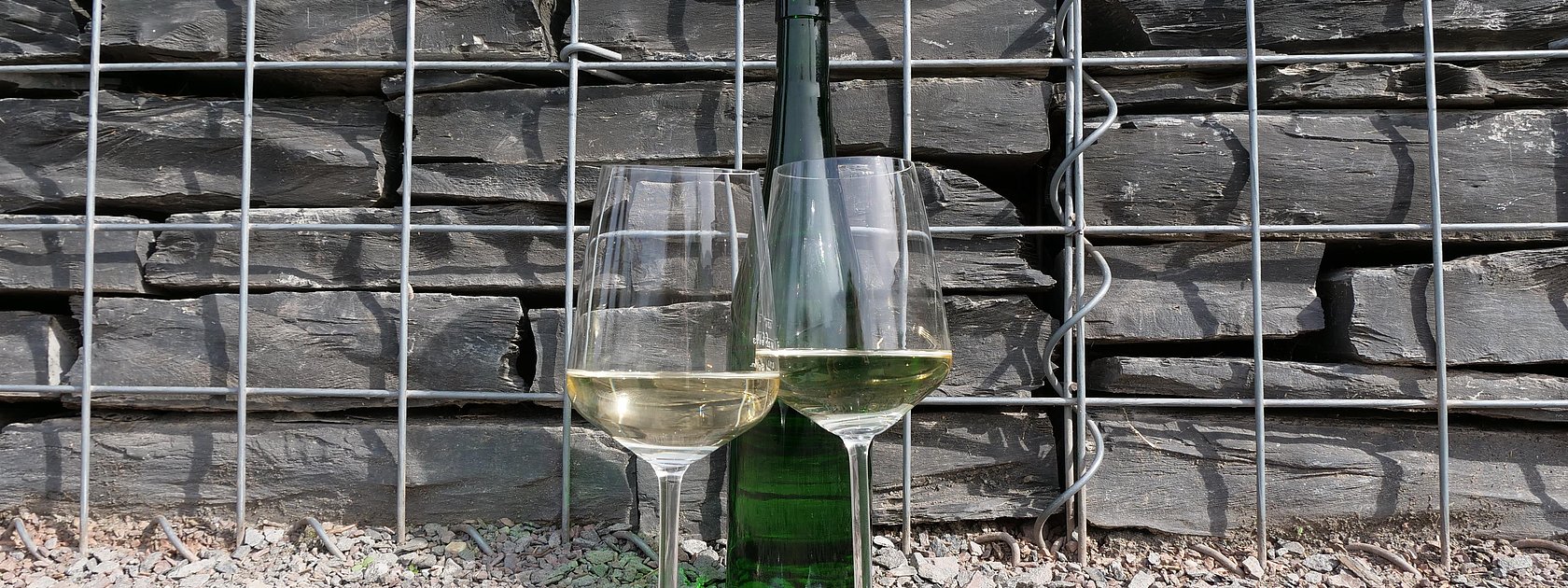 Weinflasche mit Wein