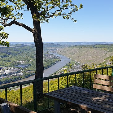 Ausblick aufs Moseltal von Maria Zill