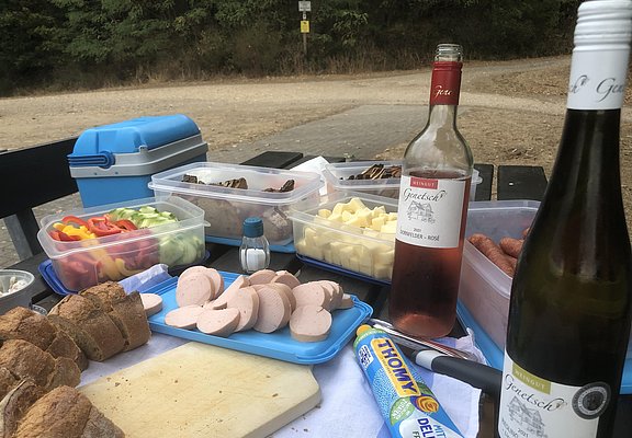 Picknick am Aussichtspunkt