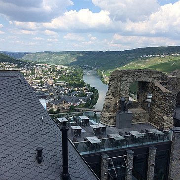 Dachterasse Burg Landshut