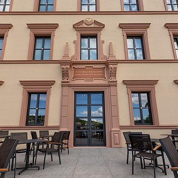 Frühstücksterasse